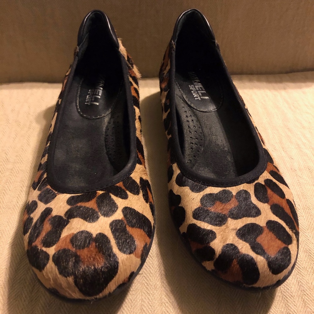 Vaneli Sport Animal Print Flat Shoes